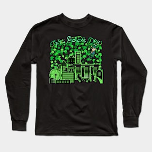 Saint Patrick's Day Singapore City Long Sleeve T-Shirt